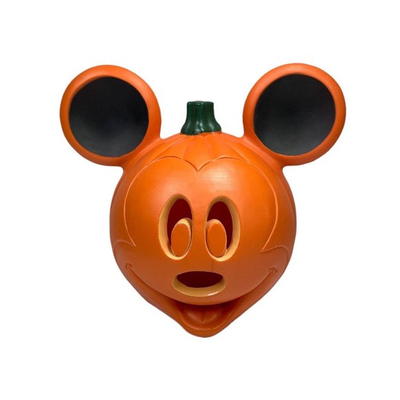 Halloween Blow Mold Mickey Mouse Pumpkin Jack O Lantern- NO Bulb - Picture 1 of 8